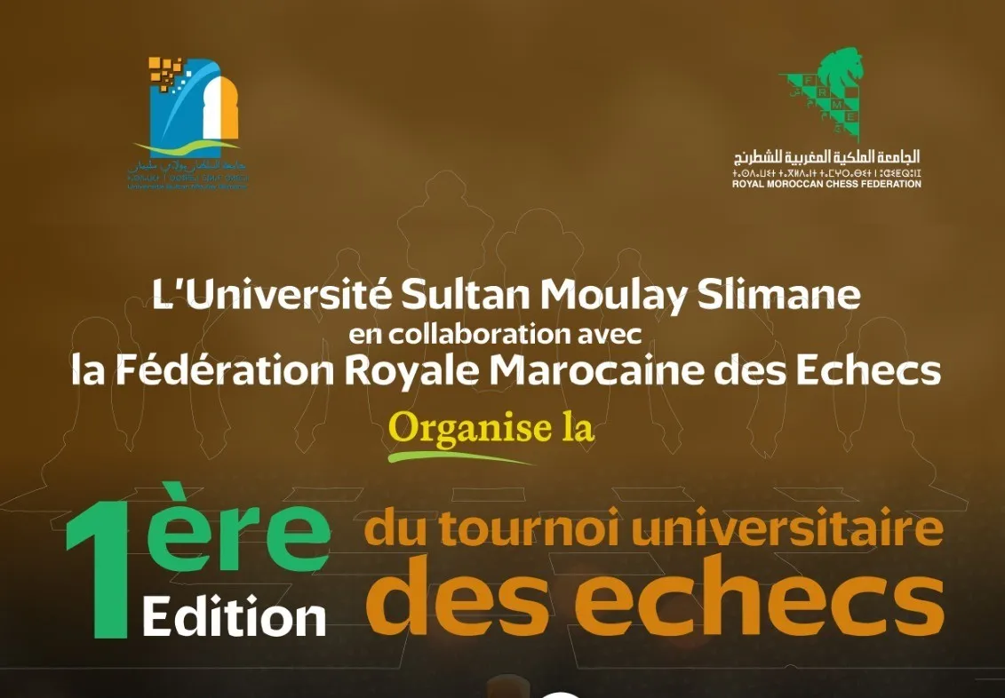 1ère EDITION du tournoi universitaire Edition des echecs