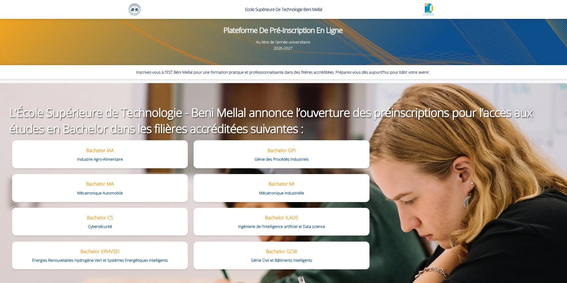 Formation en Temps aménagé 2026 - 2027